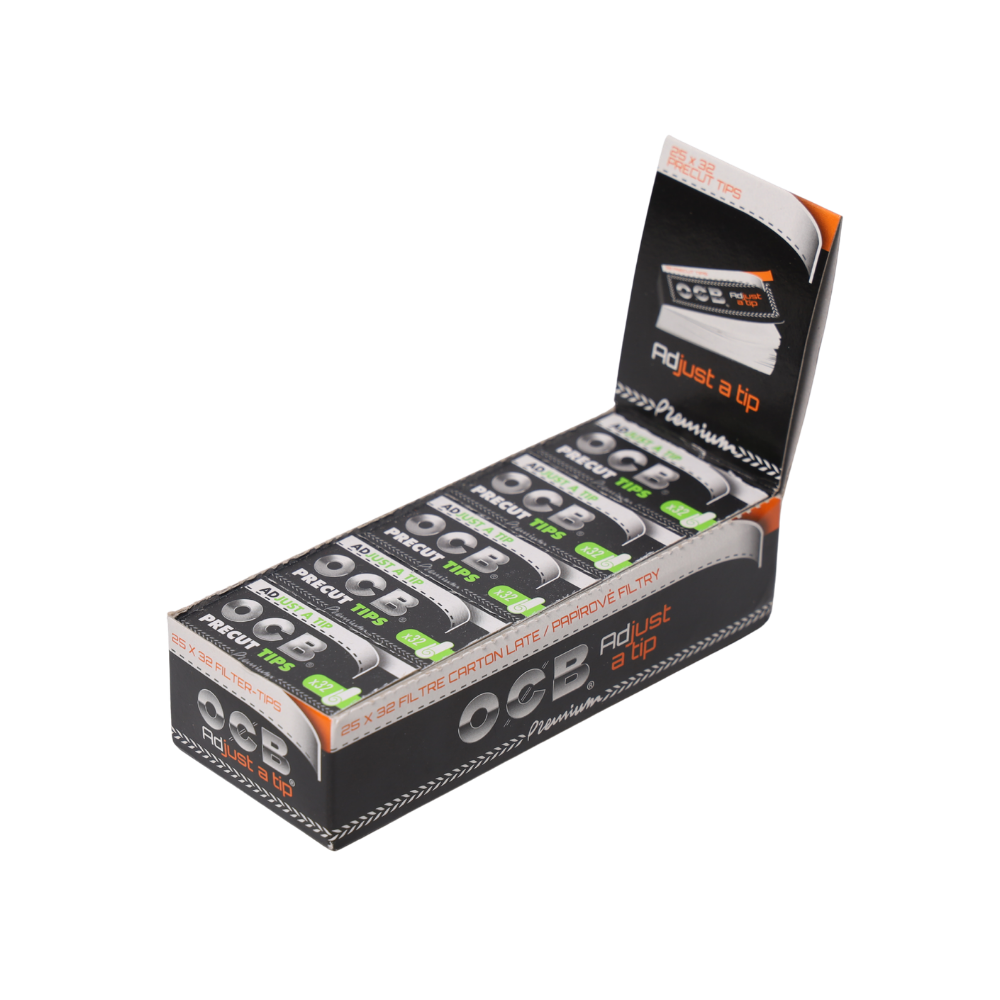 208 OCB | PRECUT Filter Tips - 25pcs/display - Image 1