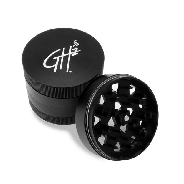 0001670_large-size-63mm-midnight-black-herb-grinder_625 Global Headz | 63mm Black– Aircraft Grade Grinder - Image 1